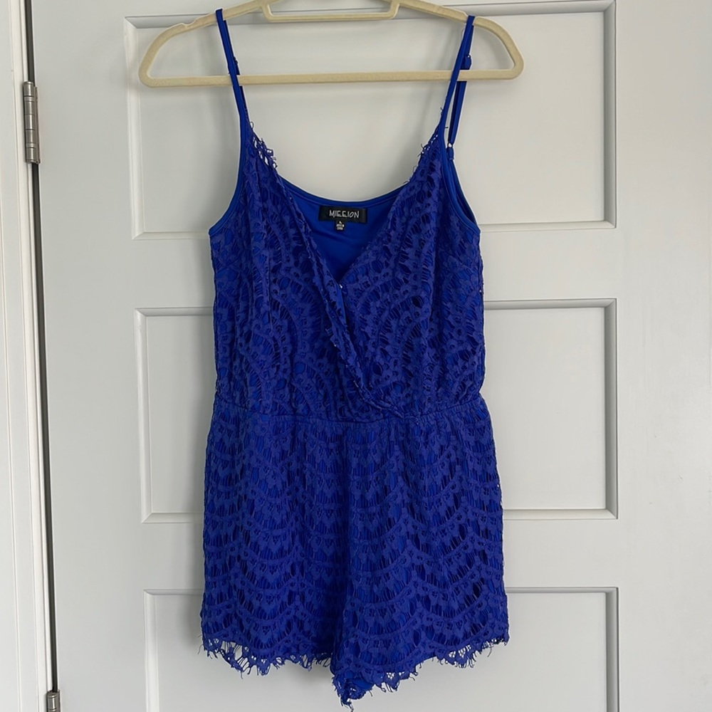 Blue Lace Topshop’s Meelion romper size large